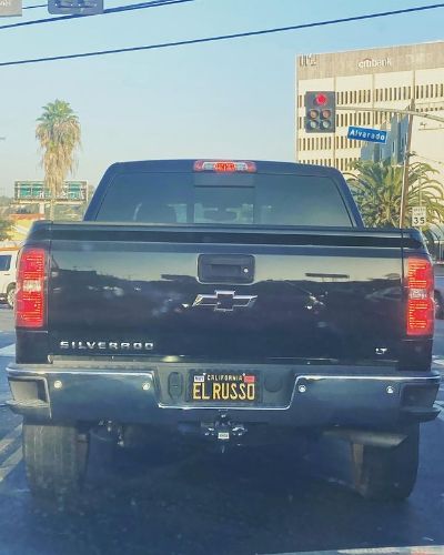 Picture of Deanna Russo's car- Silverado.